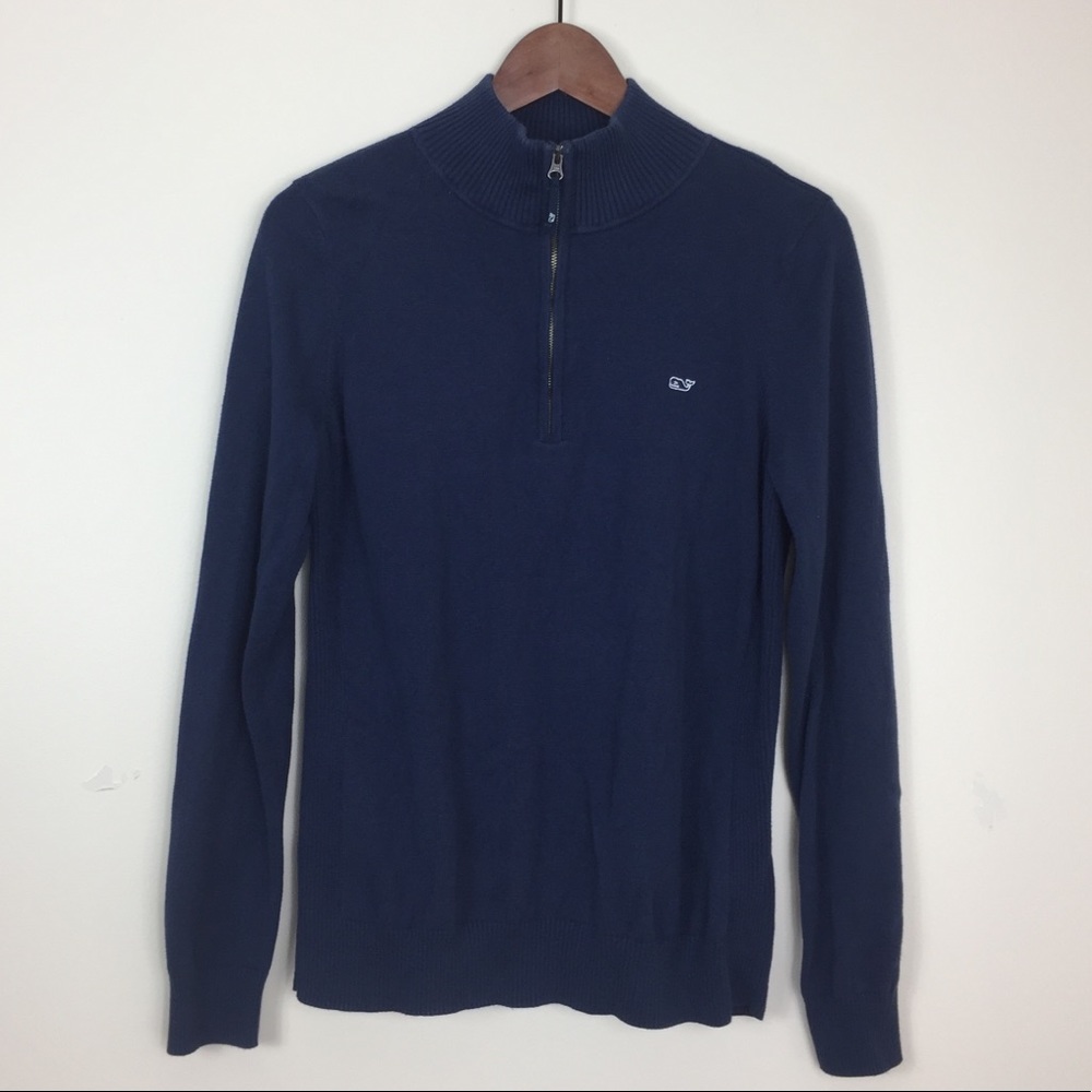 Vineyard Vines | Navy Half Zip Pullover (L)